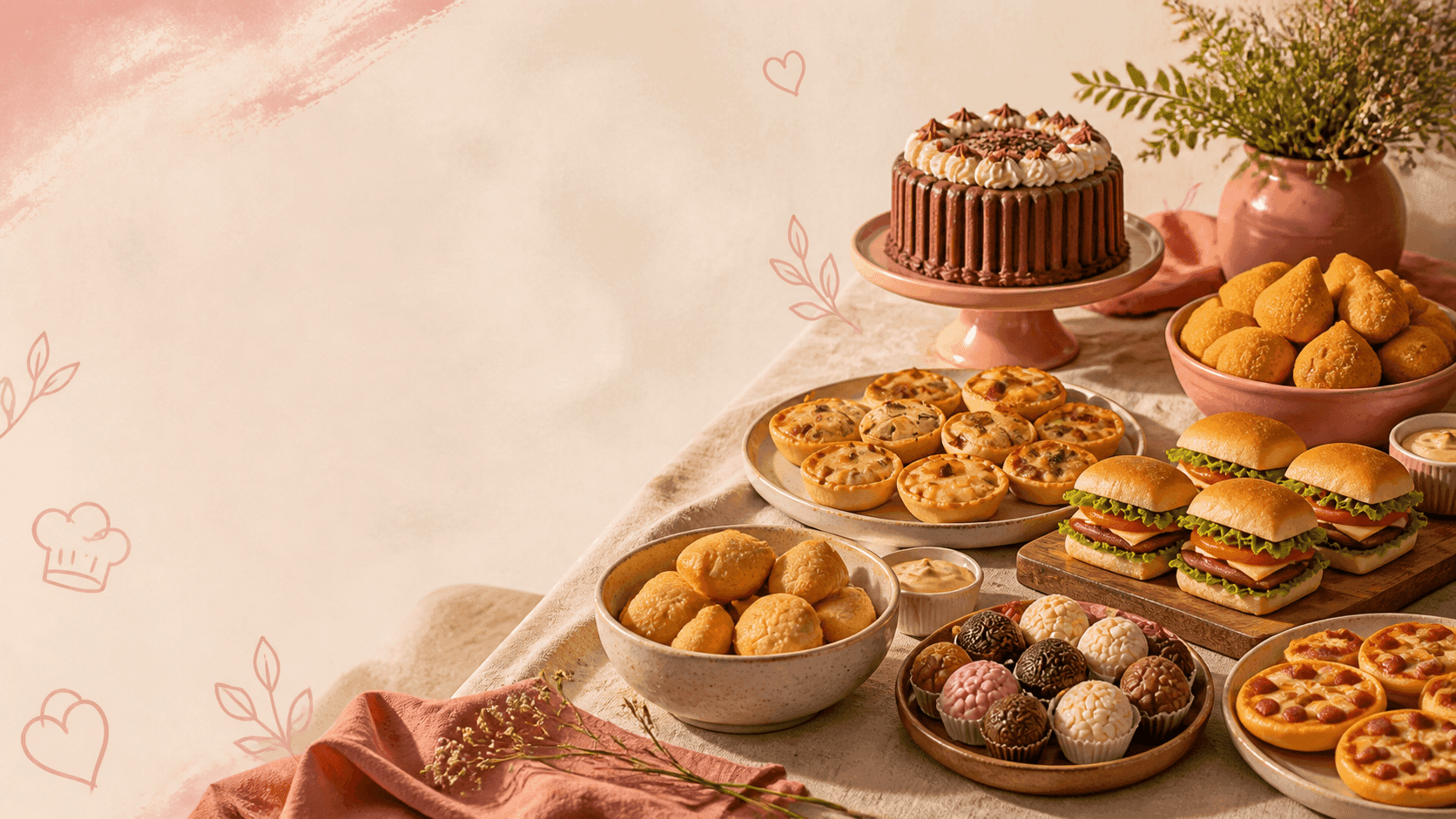 Capa do site Kitutes na Mesa · Porções com Carinho
