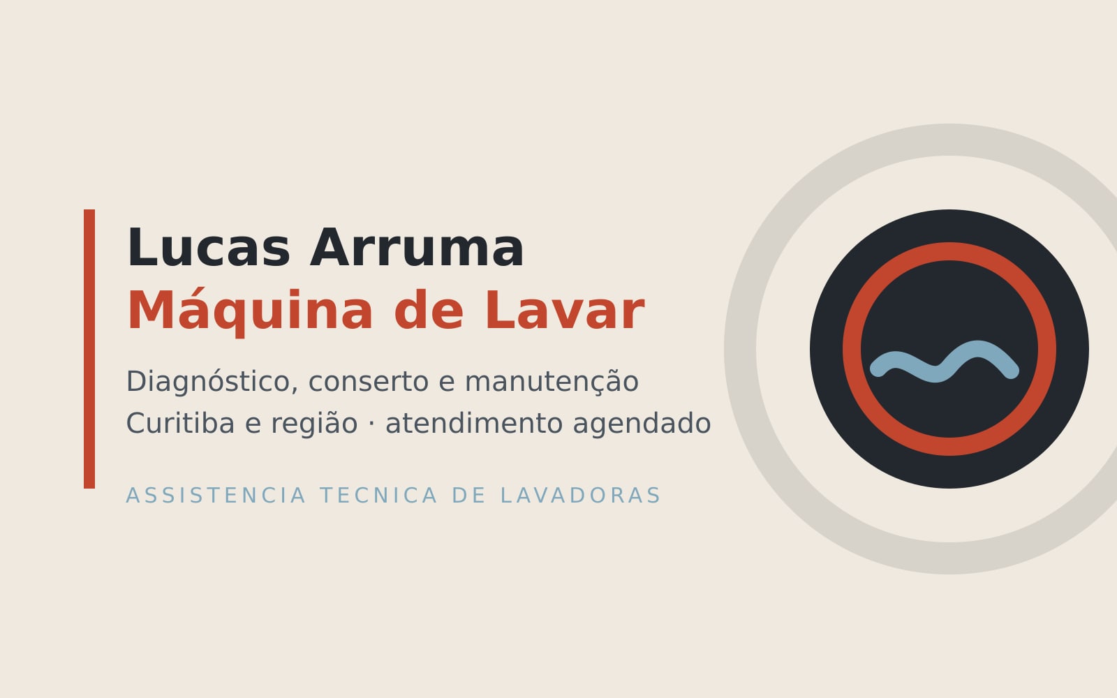 Capa do site Lucas Arruma Máquina de Lavar