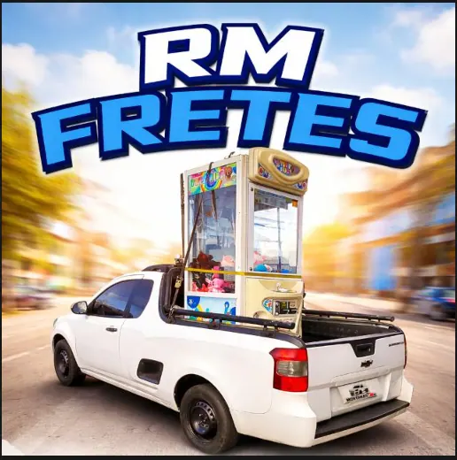 Veículo da RM Fretes transportando carga especial
